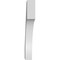 Ekena Millwork 3 1/2-in. W x 22-in. D x 28-in. H Westlake Architectural Grade PVC Knee Brace BRCP035X22X28WTL - alternate 4